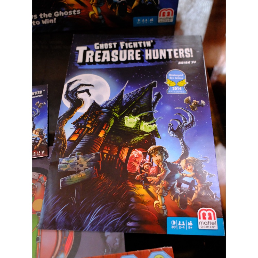 Mattel Ghost Fightin Treasure Hunters Board Game FBH20 Cooperative Kids Game